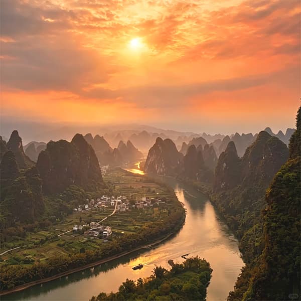 Yangshuo Xianggong Sunrise and Yulong River Private Tour 5