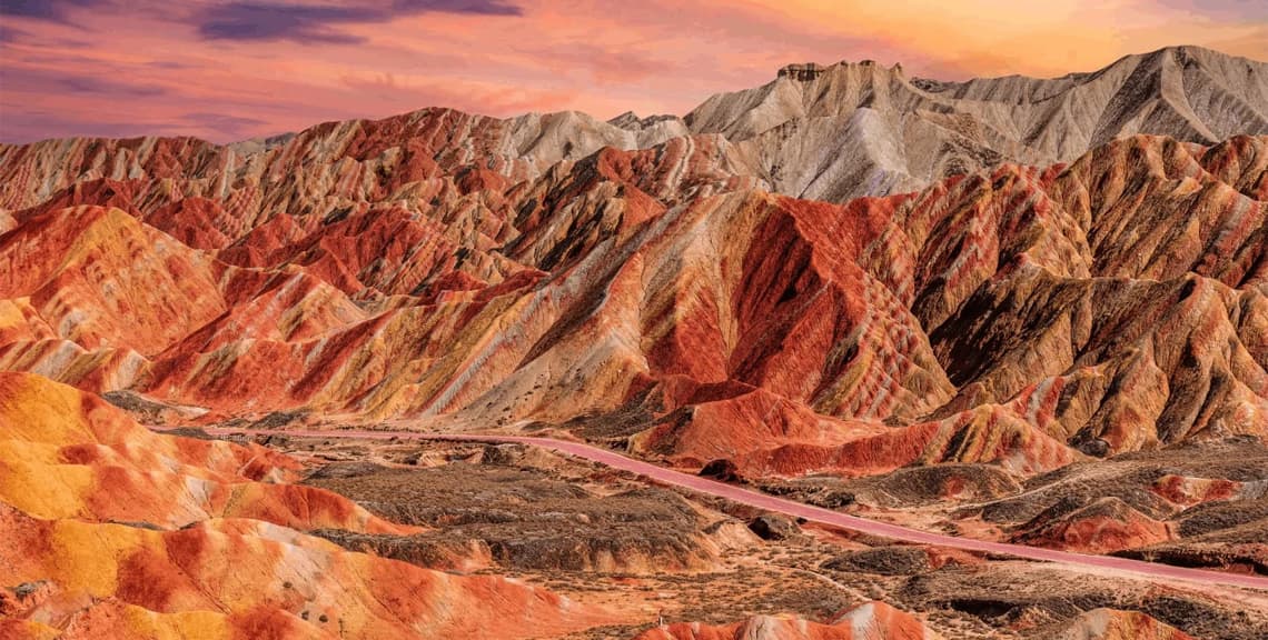 Colorful Danxia Scenic Area