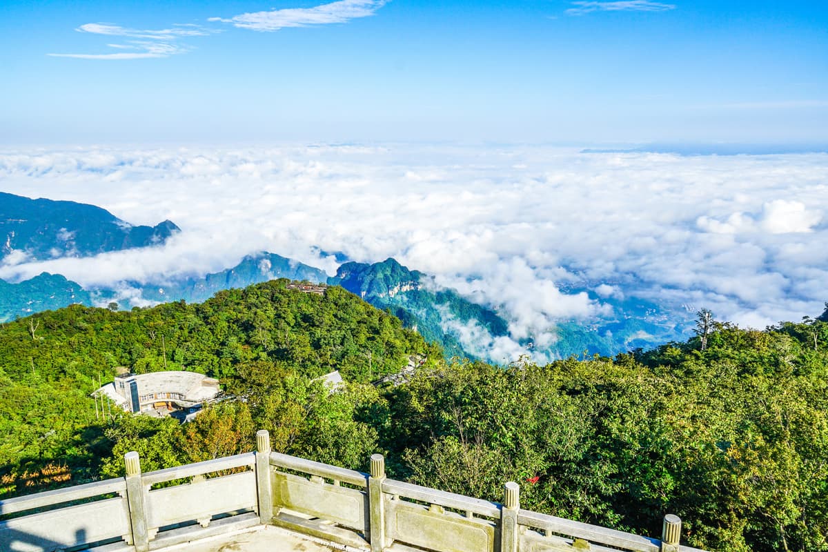 National Forest Pk of Tianmen Mountain