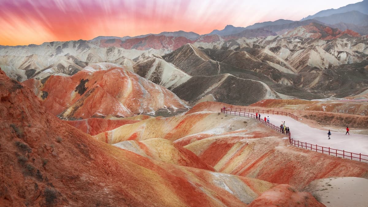 Zhangye Rainbow Mountains Private Car Day Tour with Driver 2