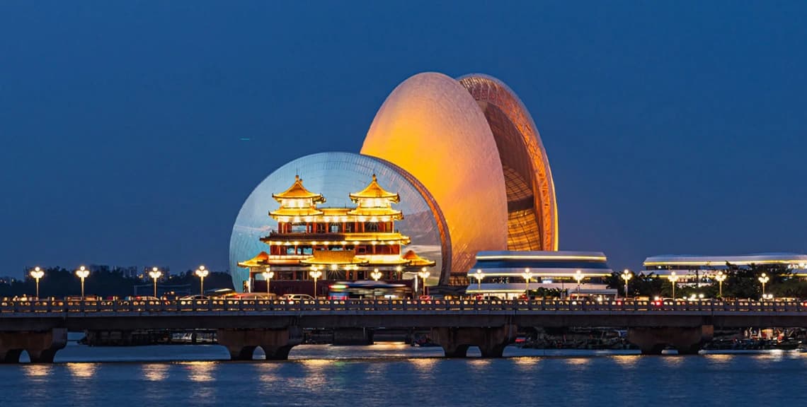 Zhuhai Grand Theater (Sun‑Moon Shell)