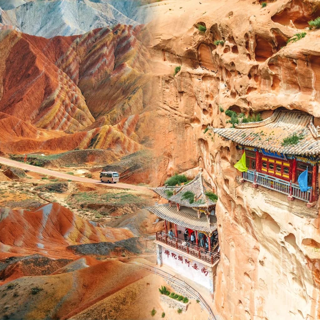 Dunhuang Zhangye Lanzhou 3-Day Private Car Tour with Driver